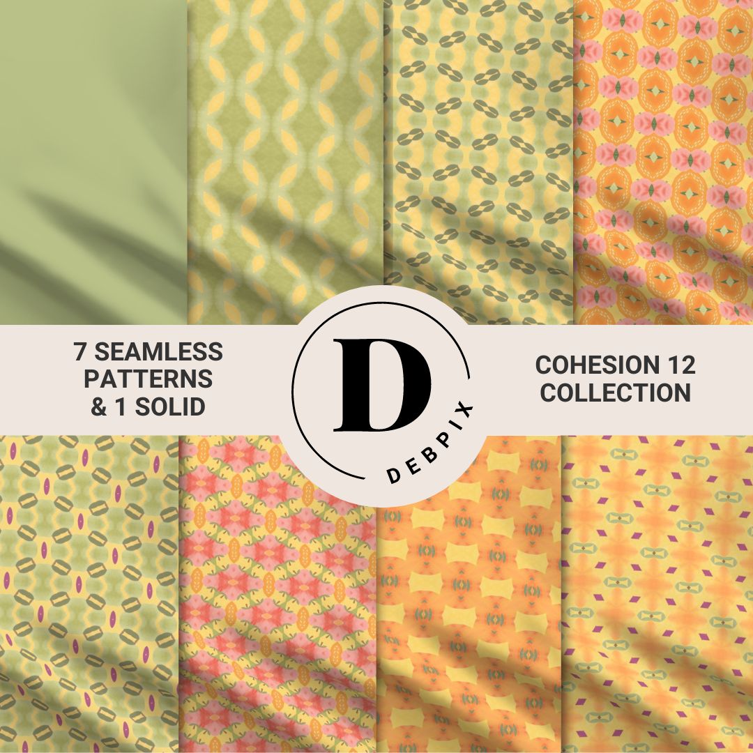 Cohesion 12 Collection wallpaper and fabric designs
