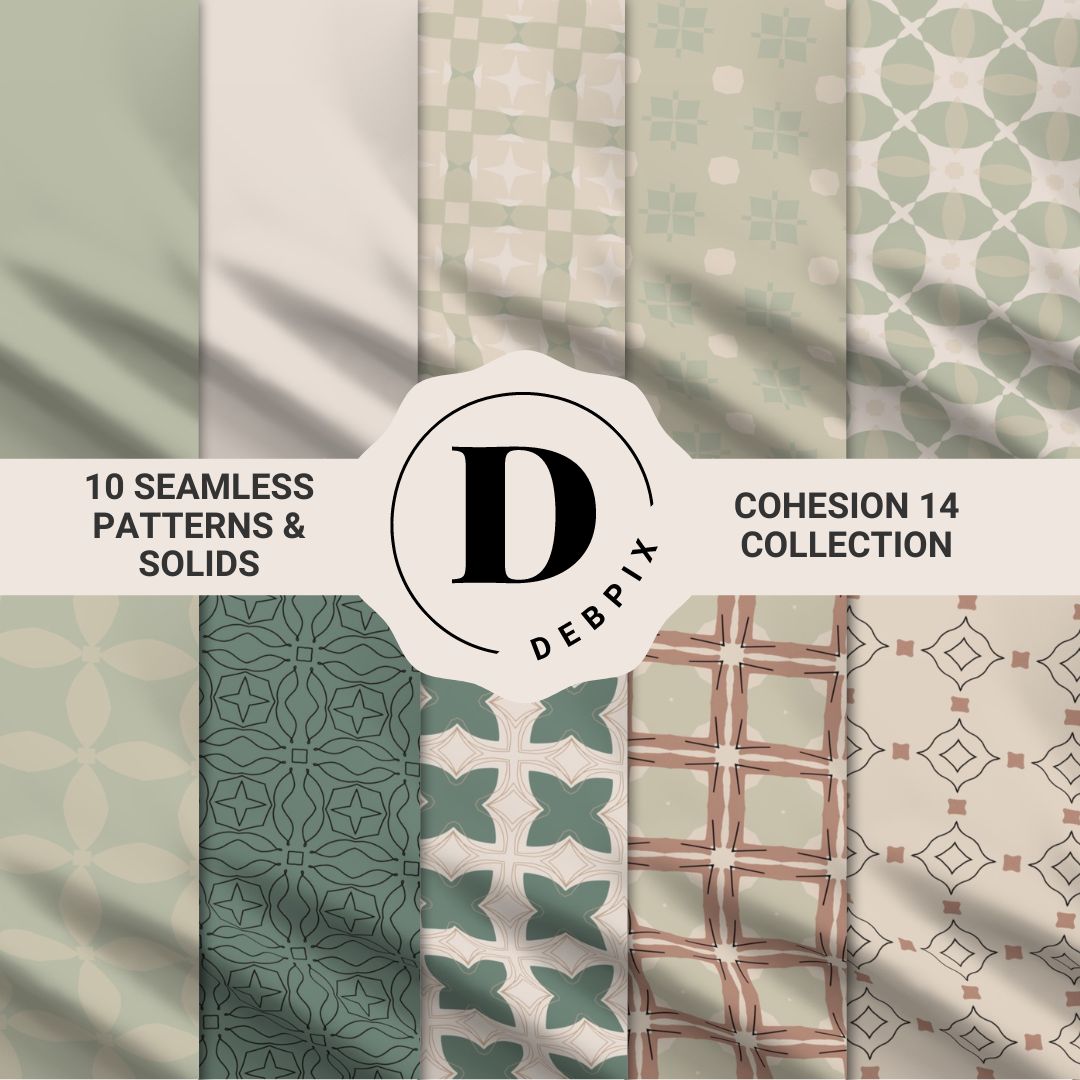 Cohesion 14 Collection wallpaper and fabric designs