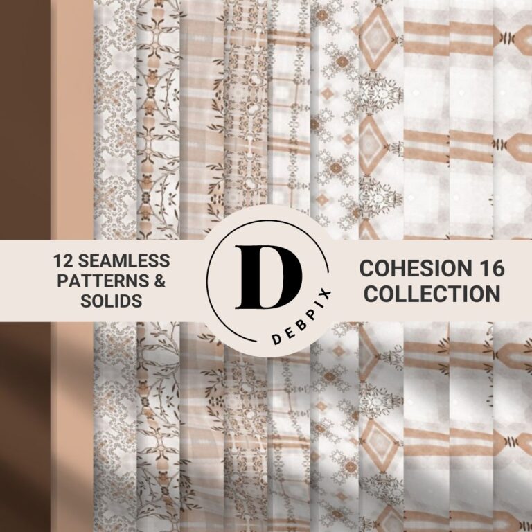 Cohesion 16 Collection wallpaper and fabric designs