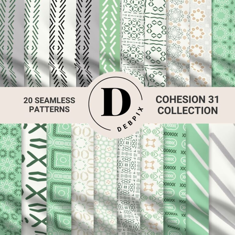 Cohesion 31 Collection fabric and wallpaper designs