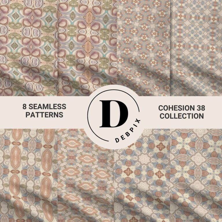 Cohesion 38 Collection fabric and wallpaper design